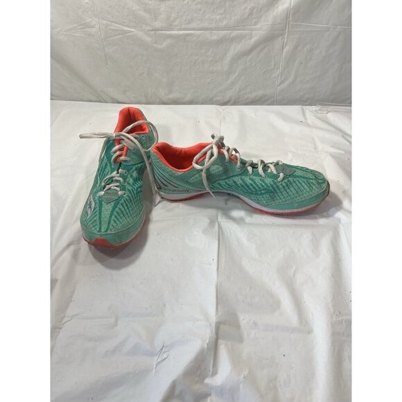 Saucony Kilkenny XC5 SPI Track Cleats Women's Size 9.5 Aqua Coral - Picture 12 of 16